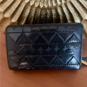 Marc Jacobs Black Quilted Leather Wallet